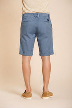 London men's chino bermuda in stretch gabardine regular fit ①