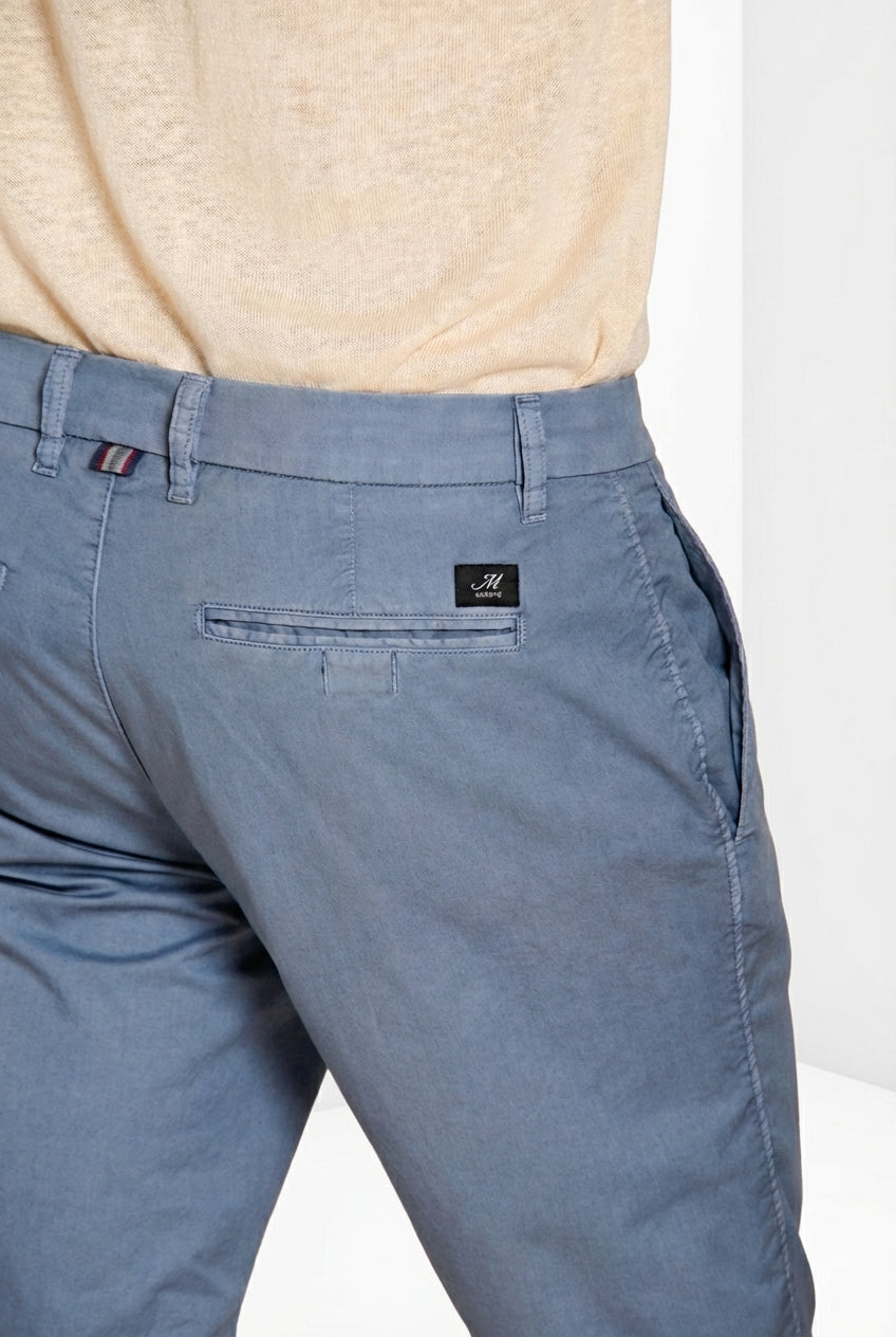 London men's chino bermuda in stretch gabardine regular fit ①