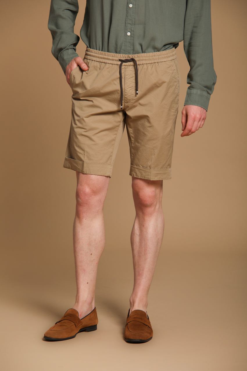 New York Sack men's chino jogger bermuda shorts in Pima Cotton Regular fit