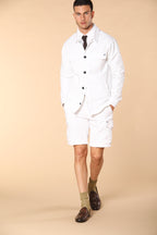 Chile Golf bermuda cargo jogger uomo in jersey stretch slim fit