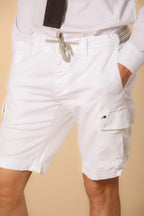 Chile Golf bermuda cargo jogger uomo in jersey stretch slim fit