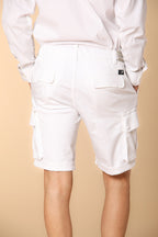 Chile Golf bermuda cargo jogger uomo in jersey stretch slim fit