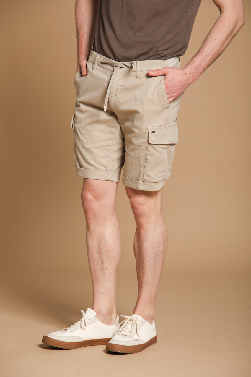 Chile Golf bermuda cargo jogger uomo in jersey stretch slim fit