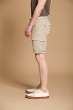 Chile Golf bermuda cargo jogger uomo in jersey stretch slim fit