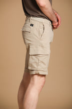 Chile Golf bermuda cargo jogger uomo in jersey stretch slim fit