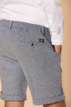 Torino Jog  bermuda chino jogger uomo in piquet di cotone double face slim fit