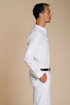 Porto Herren Hemd aus Leinenstoff ①