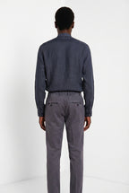 Porto men's shirt in linen canvas ①