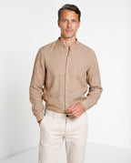Porto chemise homme en toile de lin ①