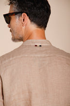 Porto camisa hombre en tela de lino ①