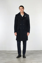 Churchill cappotto uomo in panno morbido di lana