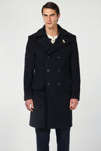 Churchill cappotto uomo in panno morbido di lana
