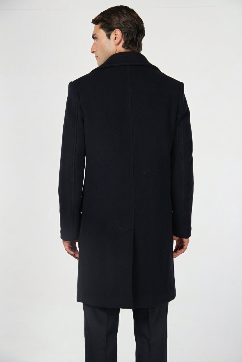 Churchill cappotto uomo in panno morbido di lana