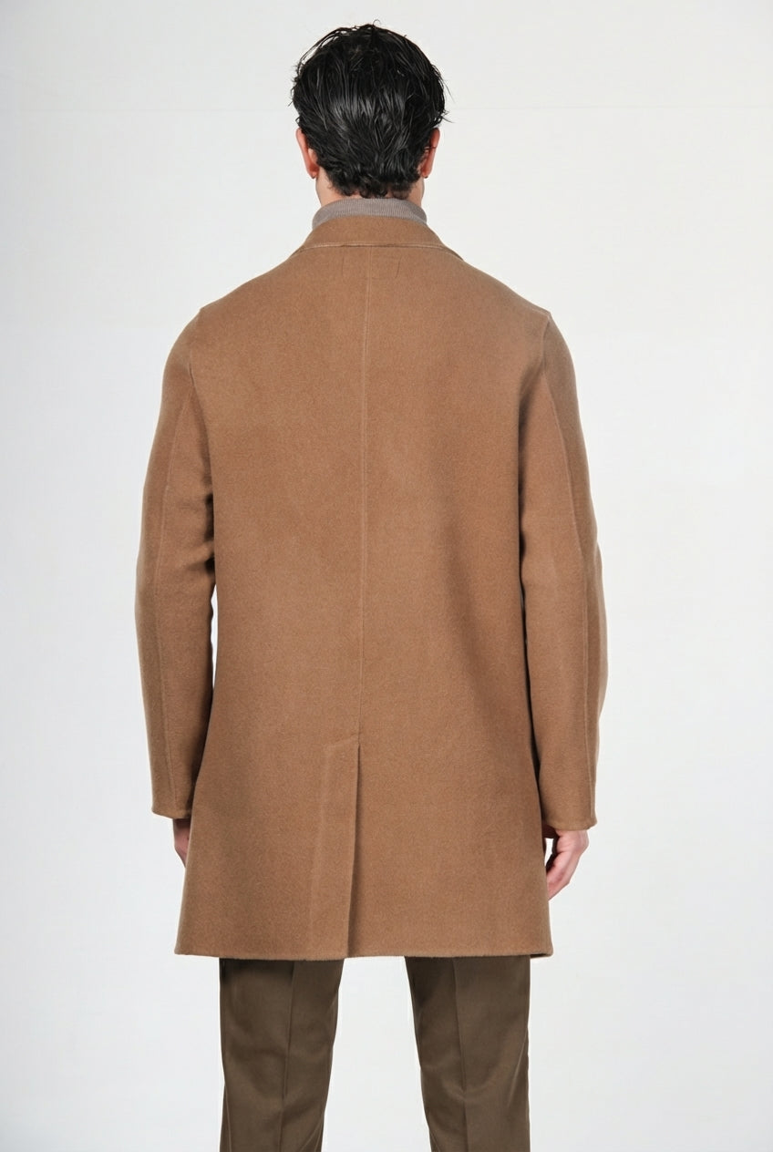 West Coast cappotto uomo in lana fantasia galles