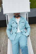 City Field Herrenjacke aus Baumwoll-Tencel-Twill