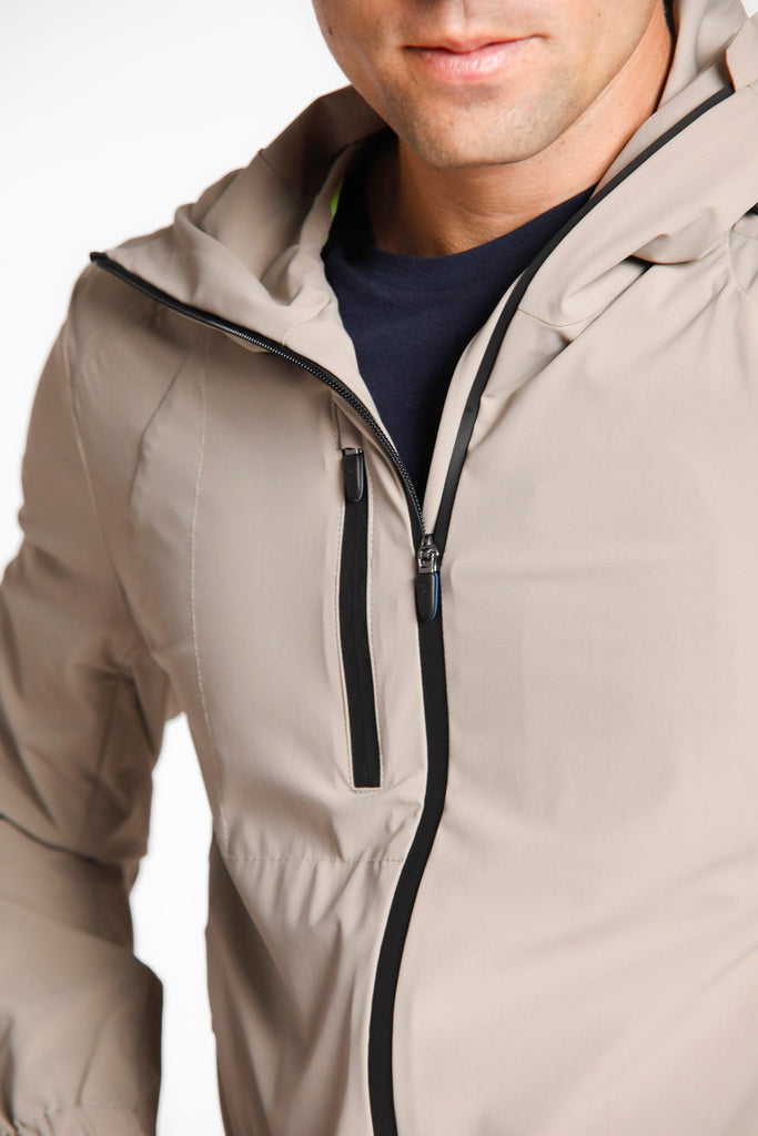 King Dynamic man jacket in super technical jersey with hood - Mason's US