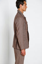 Field Jacket men's denim jacket in diagonal weave