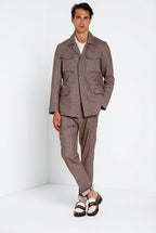 Field Jacket men's denim jacket in diagonal weave