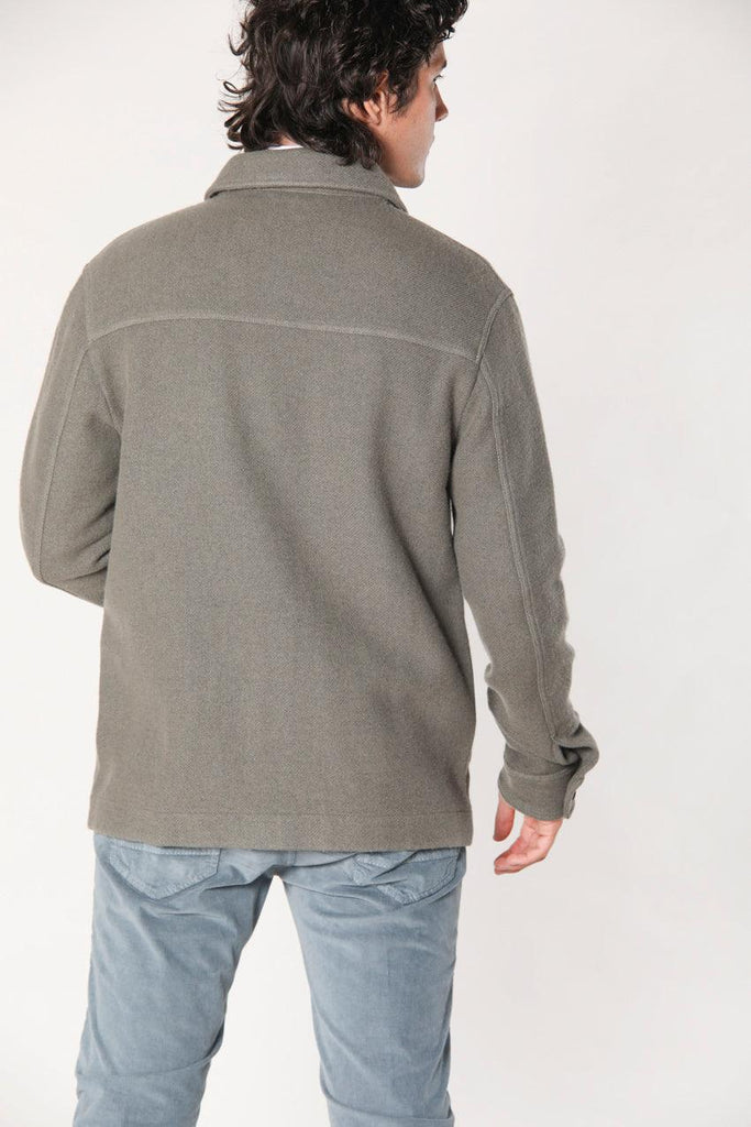 Steve man wool cloth overshirt with pockets - Mason's US