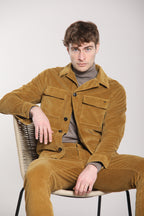 Foto 3 Steve overshirt uomo in velluto 500 righe