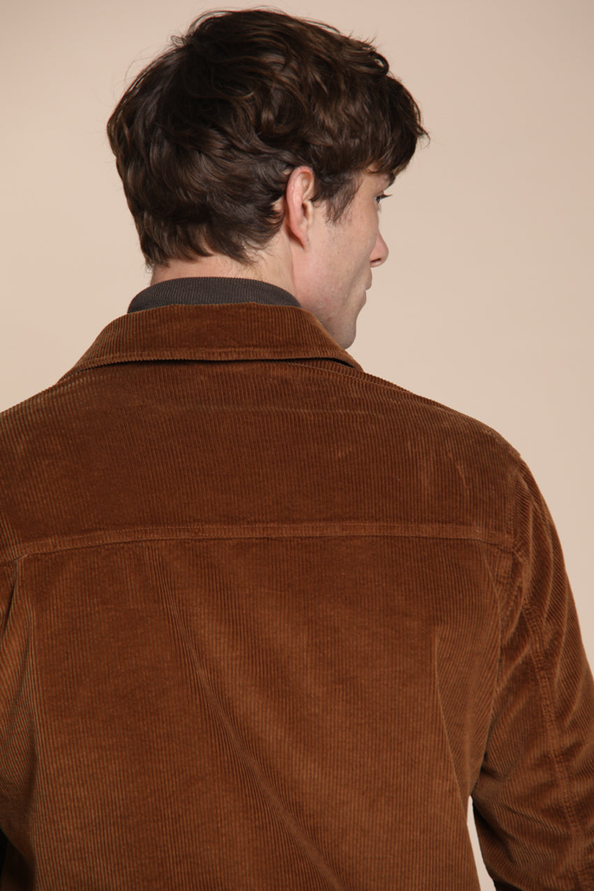 Steve overshirt homme en velours côtelé 500 raies