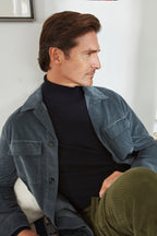 Steve overshirt hombre en pana de 500 líneas