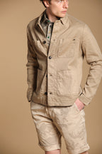 James Herren-Overshirt aus Leinen-Baumwoll-Twill