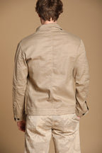 James Herren-Overshirt aus Leinen-Baumwoll-Twill