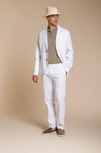 Da Vinci men's blazer in linen and cotton twill