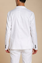 Da Vinci men's blazer in linen and cotton twill