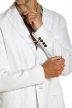 Da Vinci blazer hombre en twill de lino y algodón