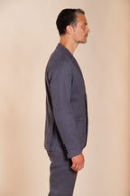 Da Vinci men's blazer in linen and cotton twill