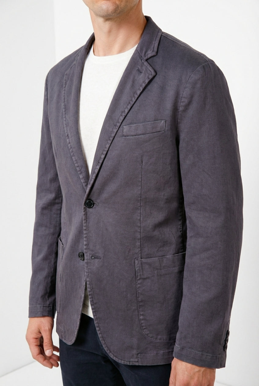 Da Vinci men's blazer in linen and cotton twill