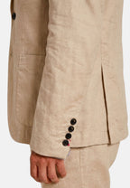 Da Vinci blazer uomo in twill di lino e cotone