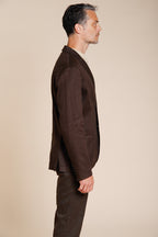 Da Vinci men's blazer in linen and cotton twill