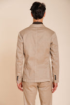 Da Vinci men's blazer in linen and cotton twill