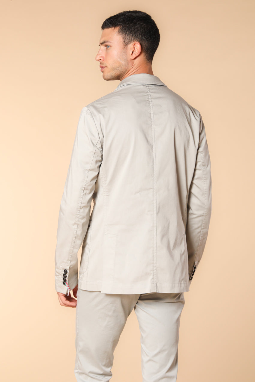 Da Vinci Travel Blazer Herren aus technischem Satin Travel Stretch mit Details 