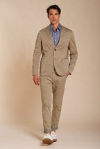 Da Vinci Travel blazer hombre en satén técnico travel stretch