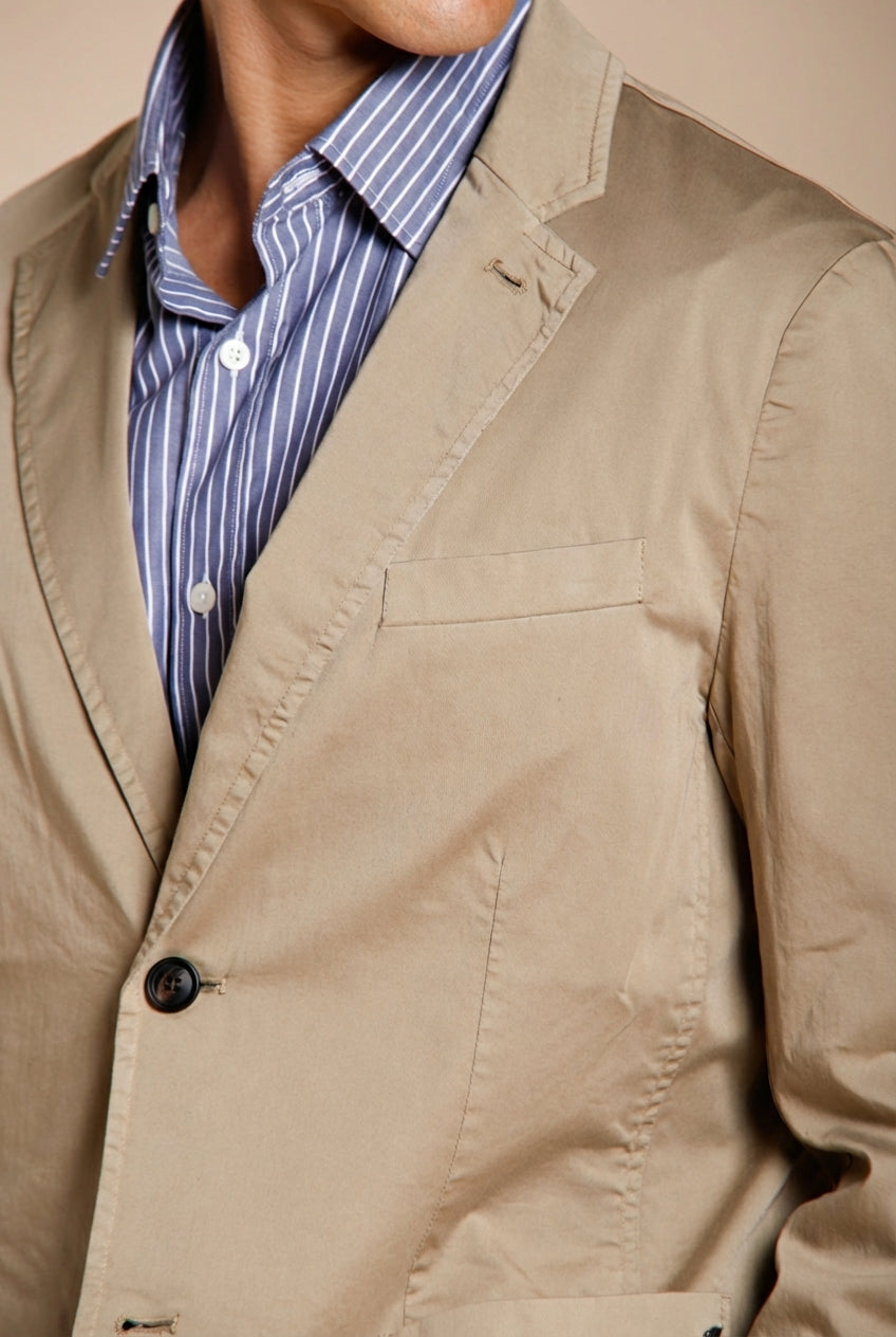 Da Vinci Travel blazer hombre en satén técnico travel stretch