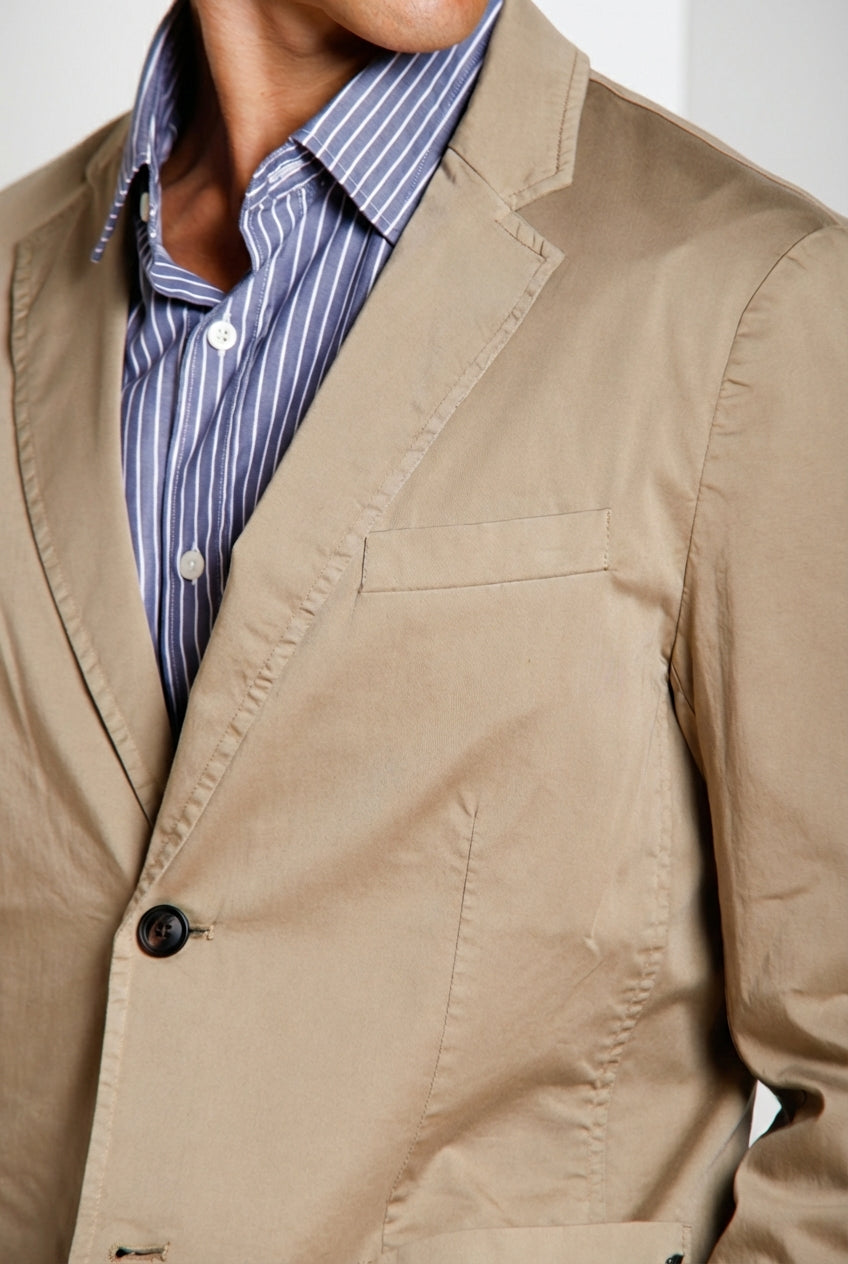 Da Vinci Travel blazer homme en satin technique travel stretch