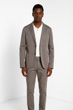 Da Vinci Travel blazer uomo in raso tecnico travel stretch