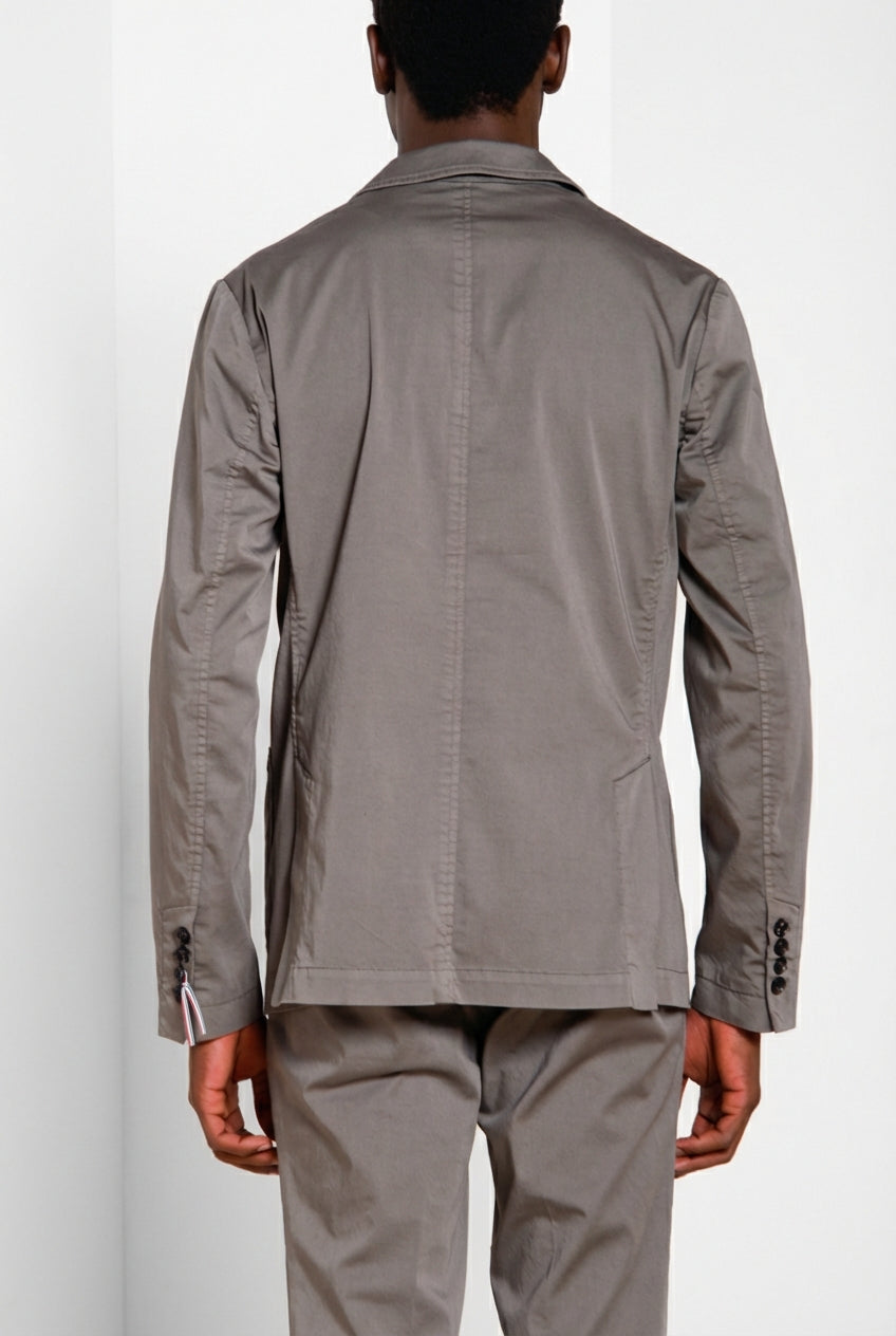 Da Vinci Travel blazer uomo in raso tecnico travel stretch