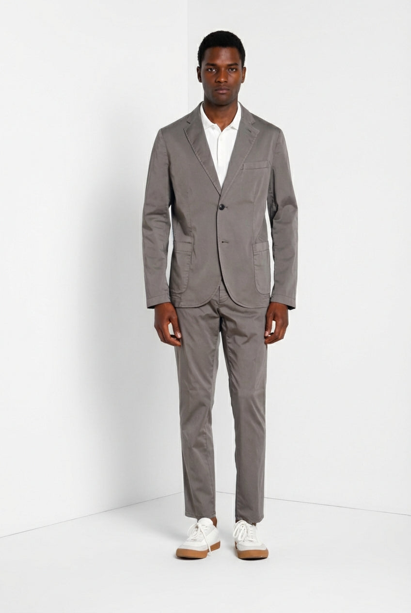 Da Vinci Travel blazer uomo in raso tecnico travel stretch