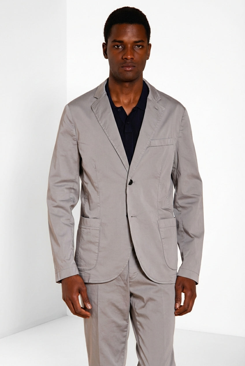 Da Vinci Travel blazer hombre de satén técnico travel stretch