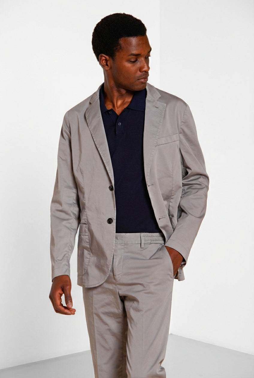 Da Vinci Travel blazer hombre de satén técnico travel stretch
