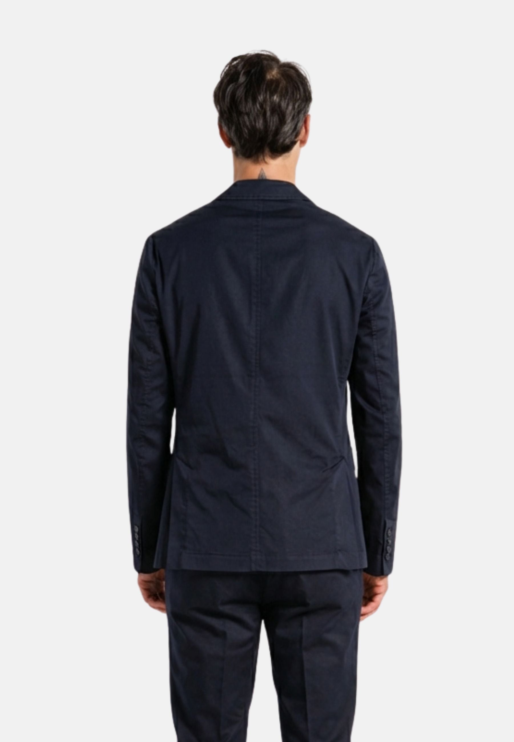 Da Vinci Travel men's blazer in technical travel stretch satin