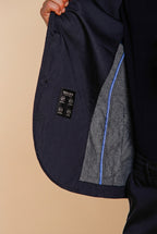 Da Vinci Travel blazer hombre en satén técnico travel stretch