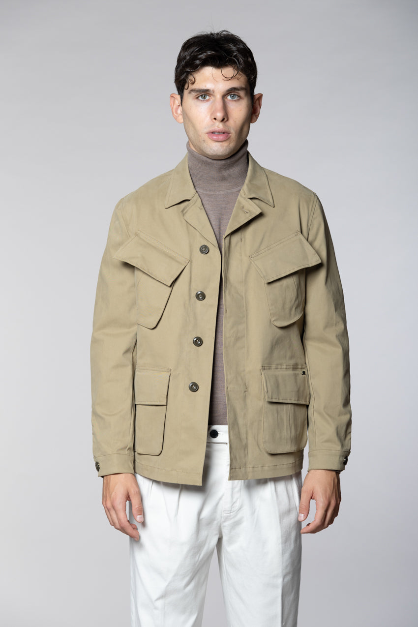 Vietnam Jacket veste homme en gabardine teintée en pièce