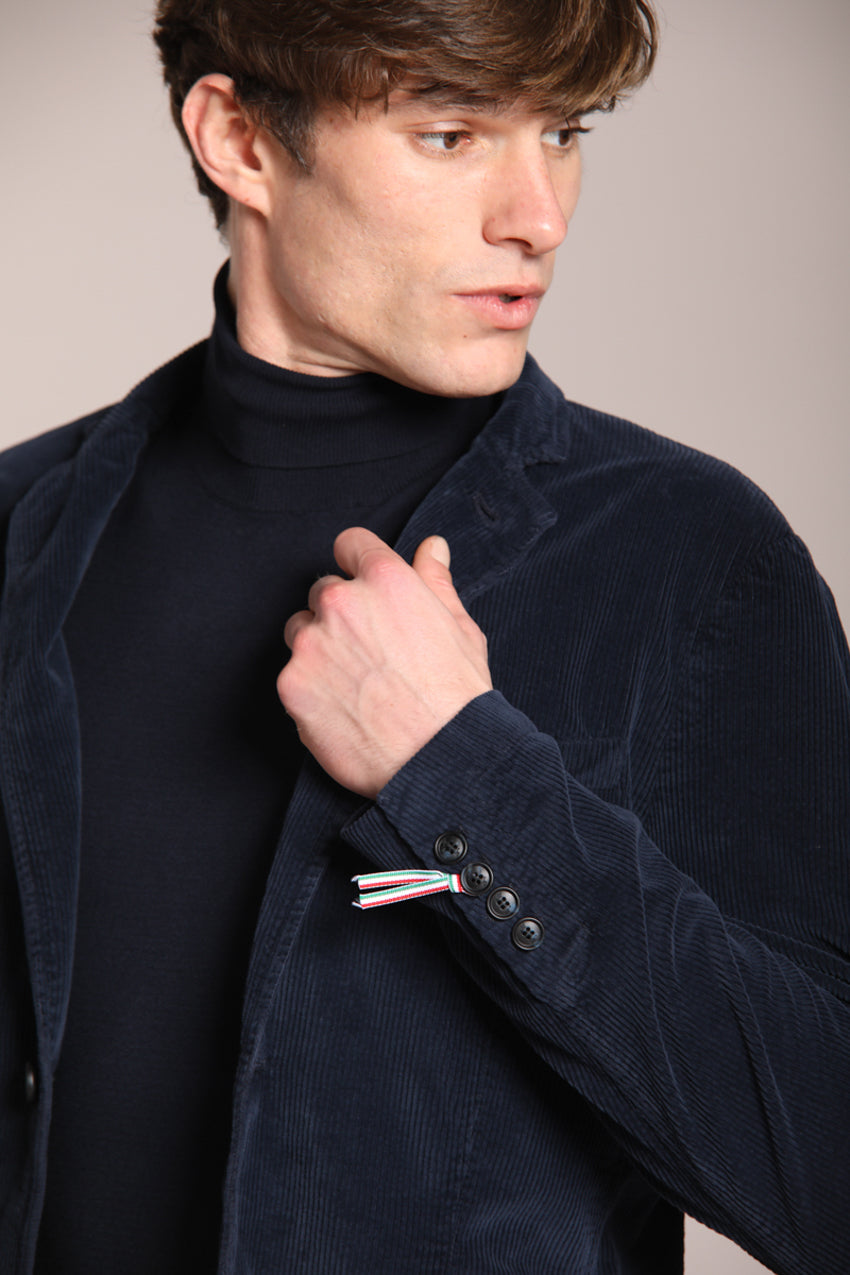 Foto 3 Da Vinci blazer uomo in velluto 500 righe