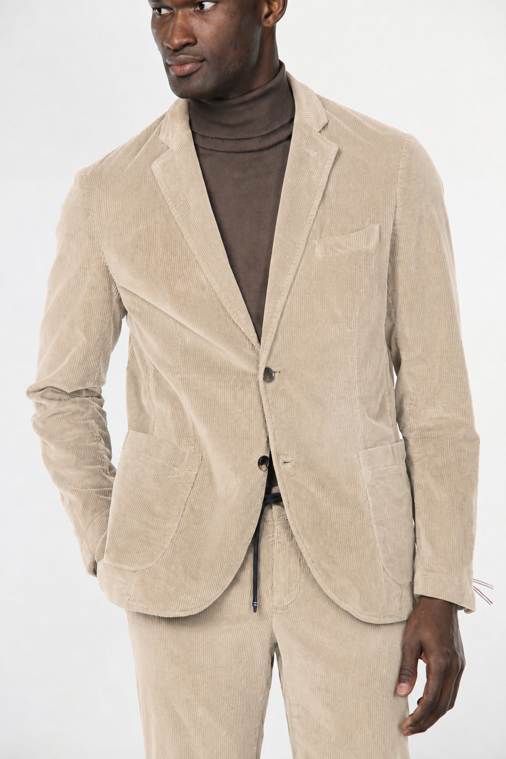 Tiziano blazer homme en velours 500 raies